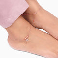 Rose Gold Mermaid Tail Anklet