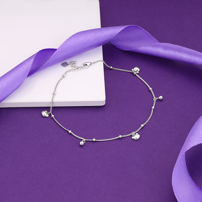 Silver Tigress Anklet