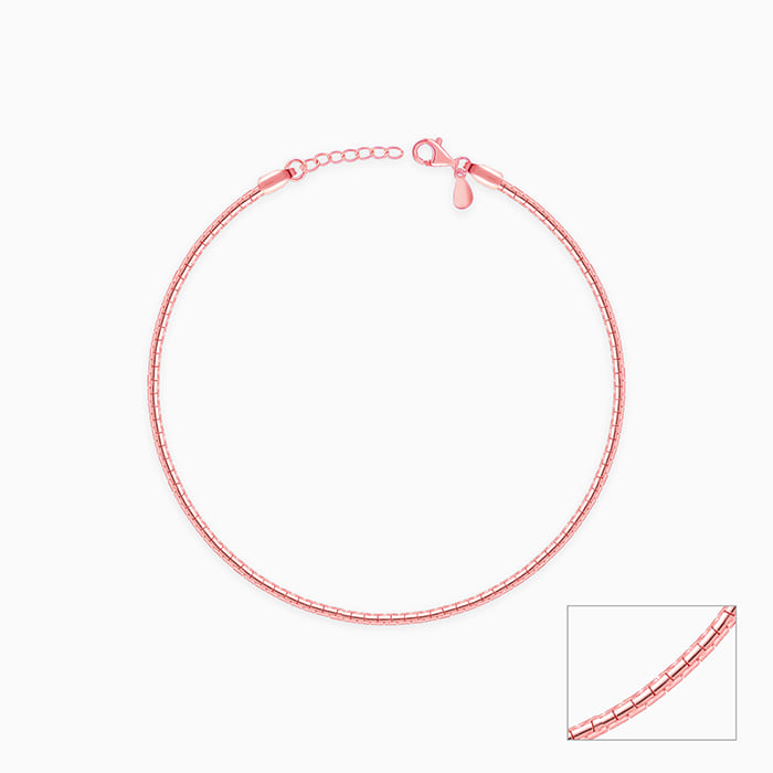 Rose Gold Novus Anklet