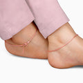 Rose Gold Novus Anklet