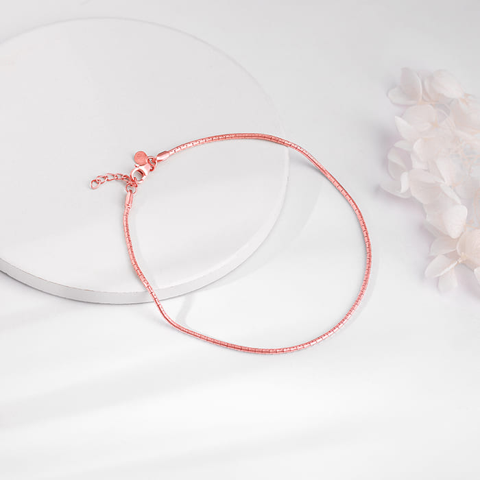 Rose Gold Novus Anklet