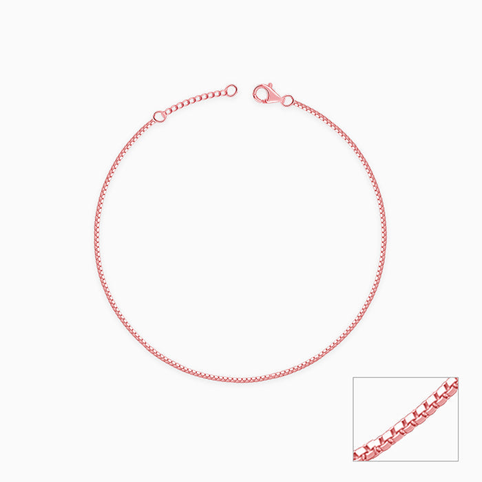 Rose Gold Glint Anklet