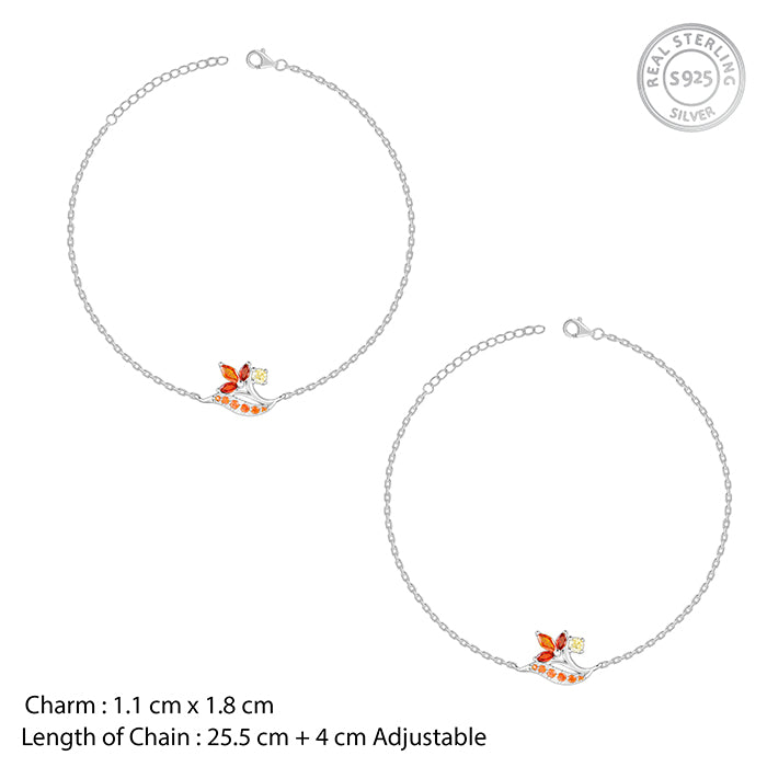 Silver Inanna Anklet