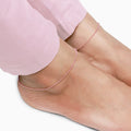 Rose Gold Ball Chain Anklet