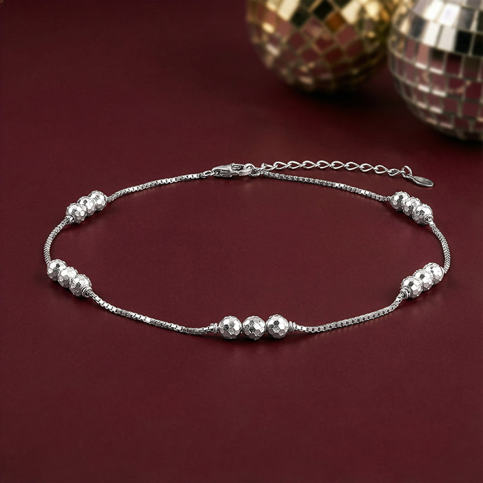 Silver Havana Anklet