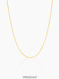 Aulus Micro Beads 18K Gold Plated Women's Chain