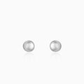Silver Grey Pearl Earrings