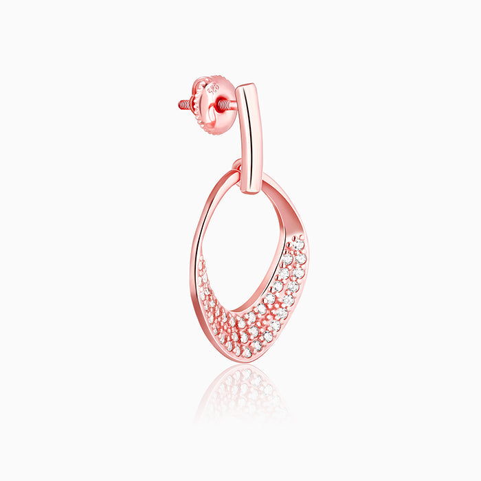 Rose Gold Nova Earrings
