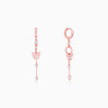 Rose Gold Charming Butterfly Earrings