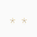Golden Lily Earrings