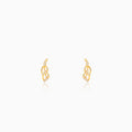Golden Tiered Shine Earrings