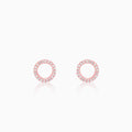 Rose Gold Connected for Life Earrings
