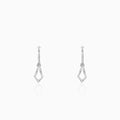 Silver Spear Dangler Earrings