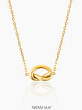Gala Knot 18K Gold Plated Necklace