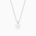 Silver Snow Pixie Kids Pendant with Link Chain