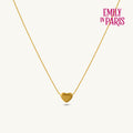 Minimal Heart Pendant Necklace