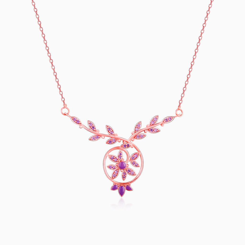 Rose Gold French Beauty Necklace