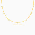 Anushka Sharma Golden Star Constellation Necklace