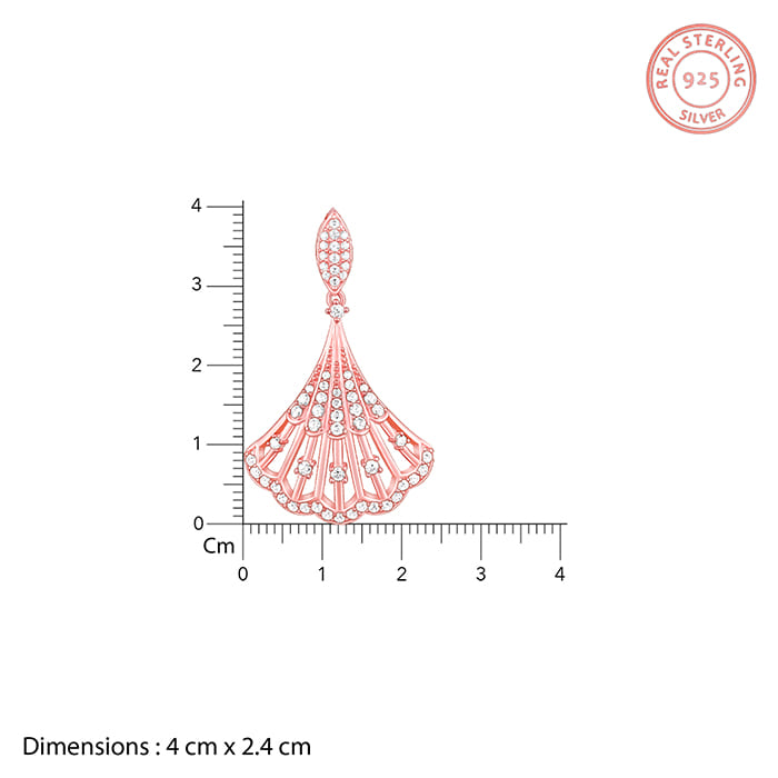 Rose Gold Seashell Pendant With Link Chain