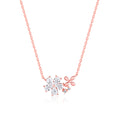 Rose Gold Flora Drape Necklace- rose gold necklace for women