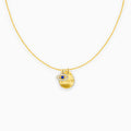 Golden Stare Of Evil Eye Necklace