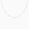 Rose Gold Star Constellation Necklace