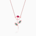 Rose Gold Classic Rose Necklace