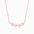 Rose Gold Peary Love Necklace