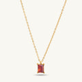 Red Garnet Necklace