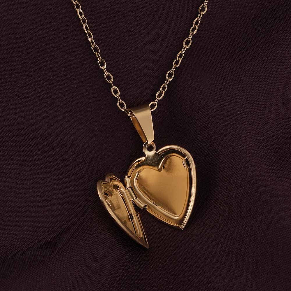 Heart Locket Necklace - 1
