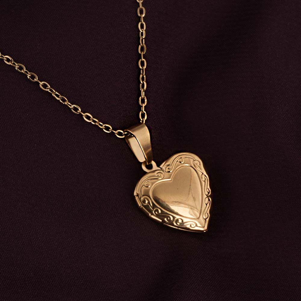 Heart Locket Necklace - 2