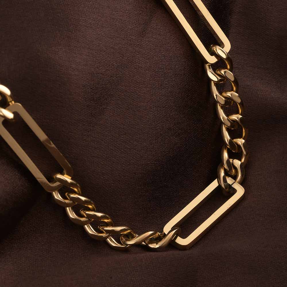 Solid Gold Chain with Box Link