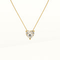 Sparkling Hearts Gold Necklace