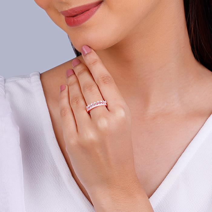 Rose Gold Reina Ring