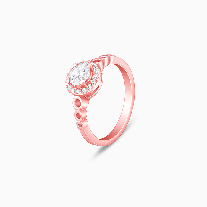 Rose Gold Encircled Ring