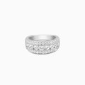Silver Trilinear Ring