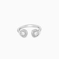 Silver Not-So-Round Ring