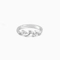 Silver Leaf Desire Ring