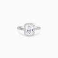 Silver Zircon Soul of Love Ring