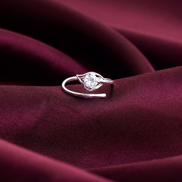 Silver Falling Dew Ring