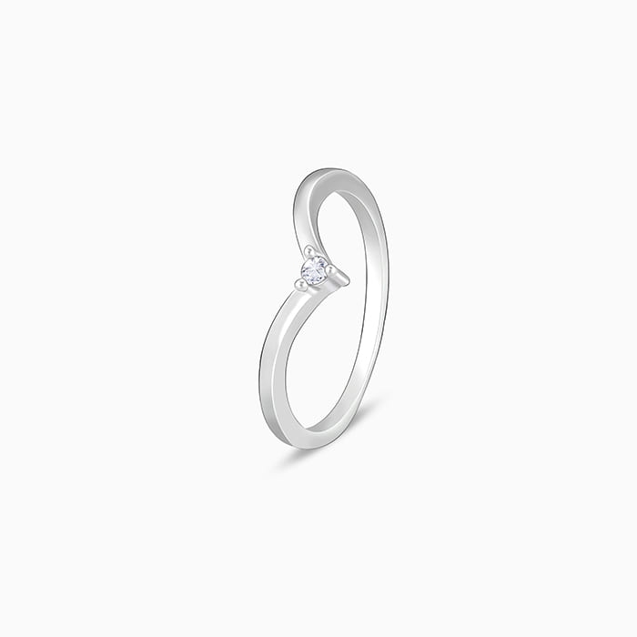 Silver Simple Vanki Ring