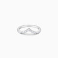 Silver Solid Shine Vanki Ring