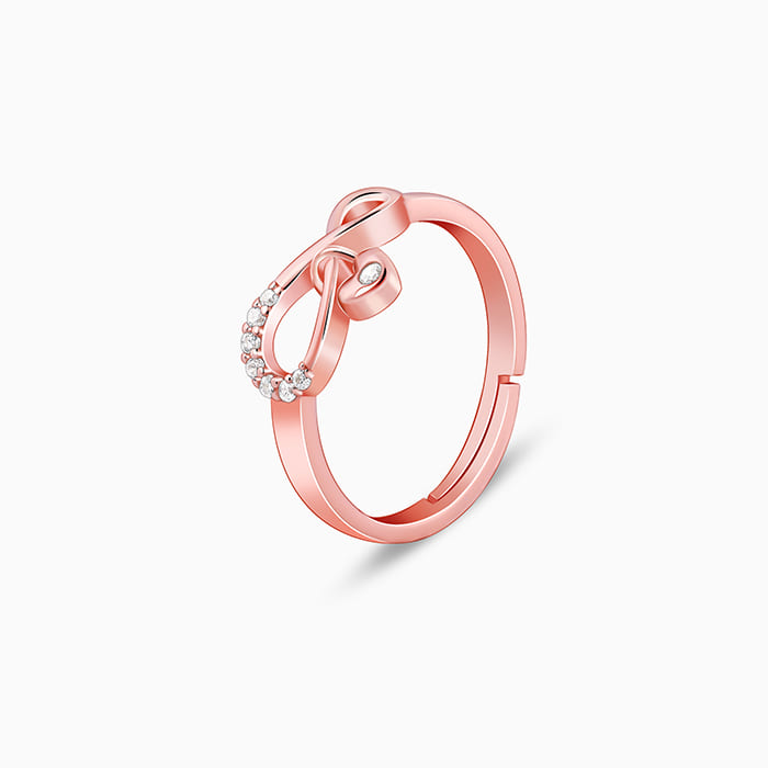 Rose Gold Infiniheart Ring