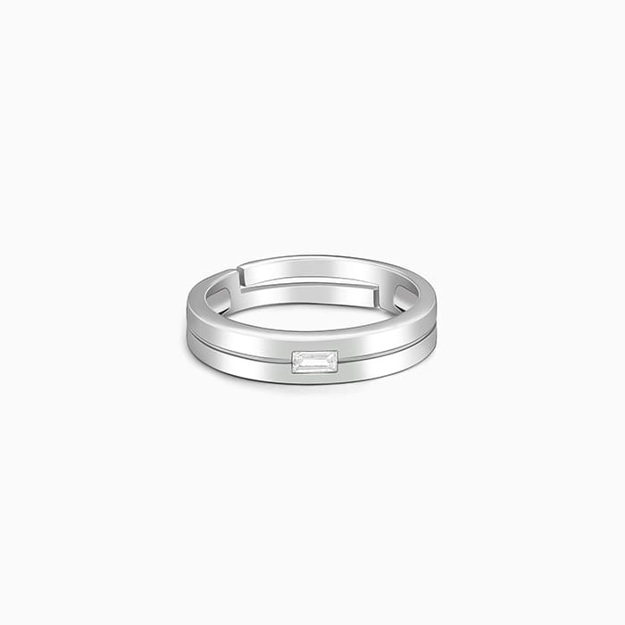 Silver Majesty Band For Him