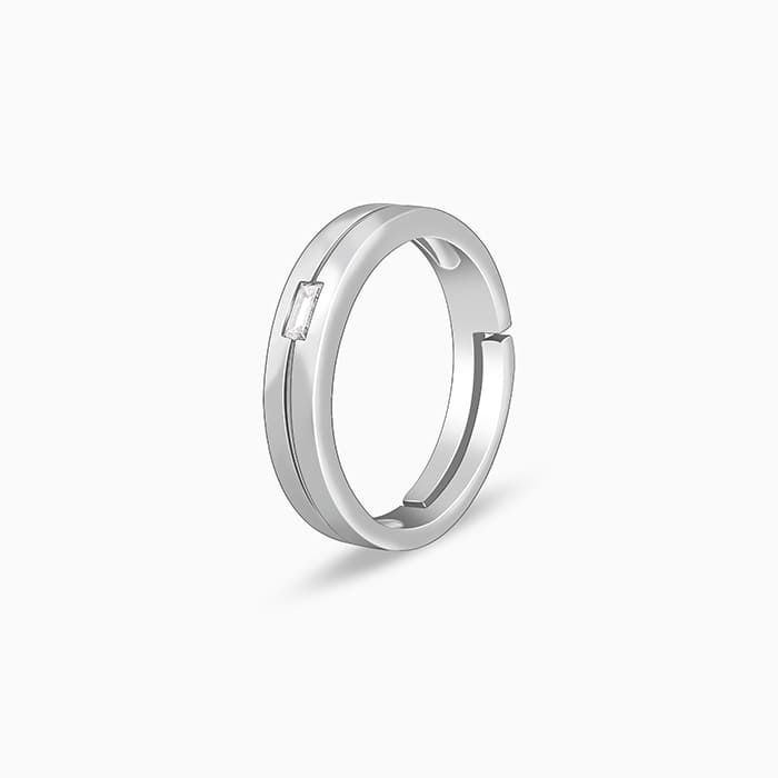 Silver Majesty Band For Him