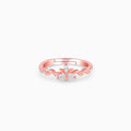 Rose Gold Bluebell Floral Ring