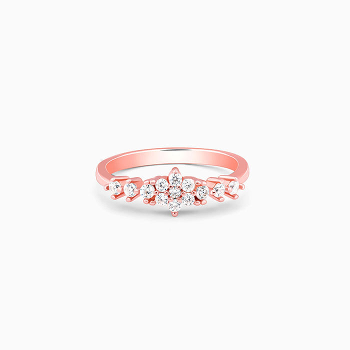 Rose Gold Oleander Floral Ring