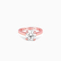 Rose Gold Everlasting Solitaire Ring