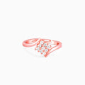 Rose Gold Square Cluster Ring