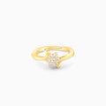 Golden Snowflake Ring